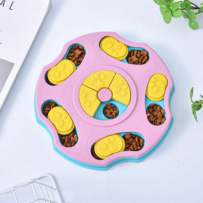 Dog Puzzle Toys Slow Feeder Interactive Increase Puppy IQ Food Dispenser Slowly Eating Nonslip Bowl Pet Cat Dogs Training Game