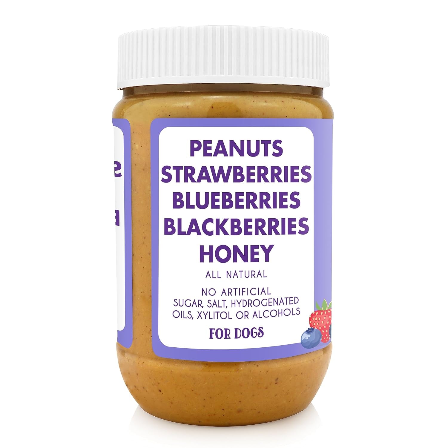 Superberry Snoot, 100% Natural Dog Peanut Butter, Peanut Butter Dog Treat, Made in USA (17Oz)