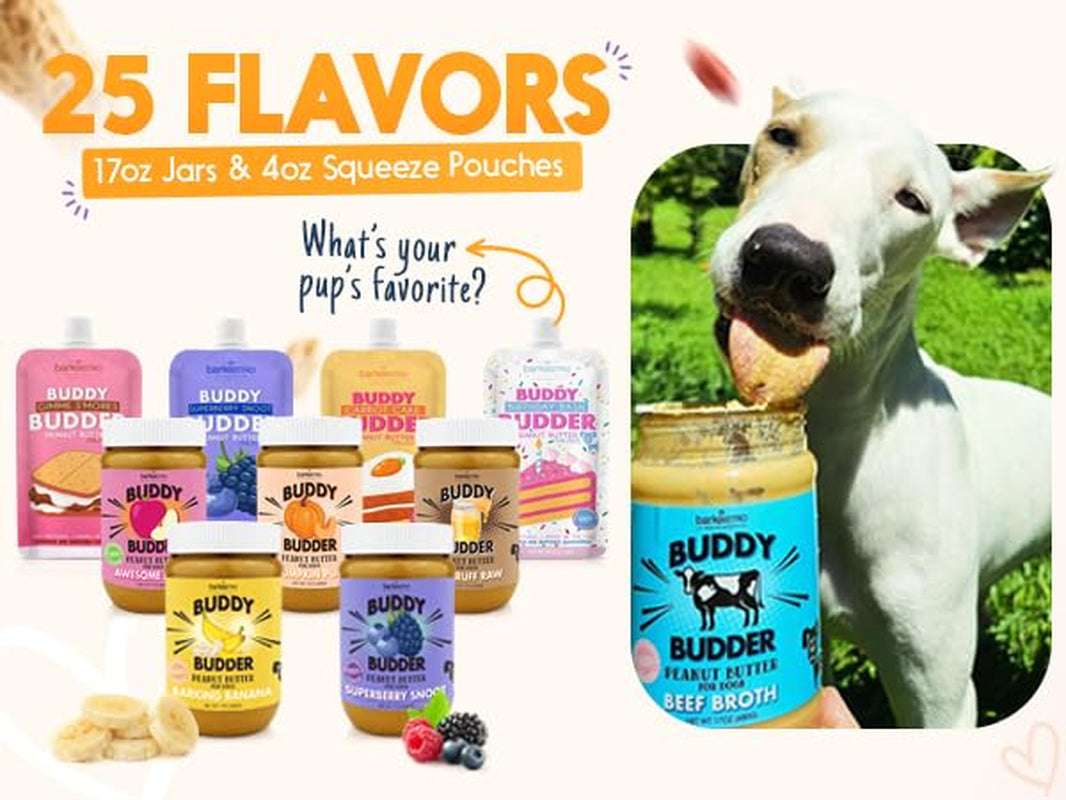 Superberry Snoot, 100% Natural Dog Peanut Butter, Peanut Butter Dog Treat, Made in USA (17Oz)