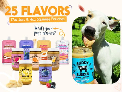 Superberry Snoot, 100% Natural Dog Peanut Butter, Peanut Butter Dog Treat, Made in USA (17Oz)